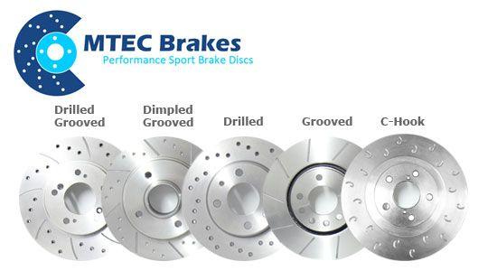 MTEC Rear Brake Discs Pair for Ford Focus MK2 ST 225 – 280mm