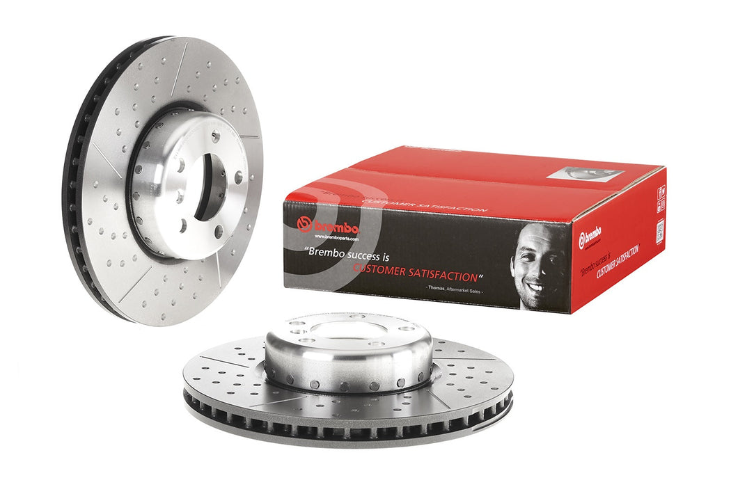 Brembo OE (DG) Front Brake Discs (Pair) for BMW F20/F21 M135i & M140i – 340mm