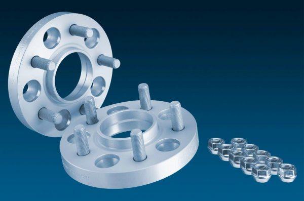 H&R DRM 15mm Wheel Spacers (Pair) for Ford Focus MK2 ST 225 & RS - Silver - A&E Motorsport - V2