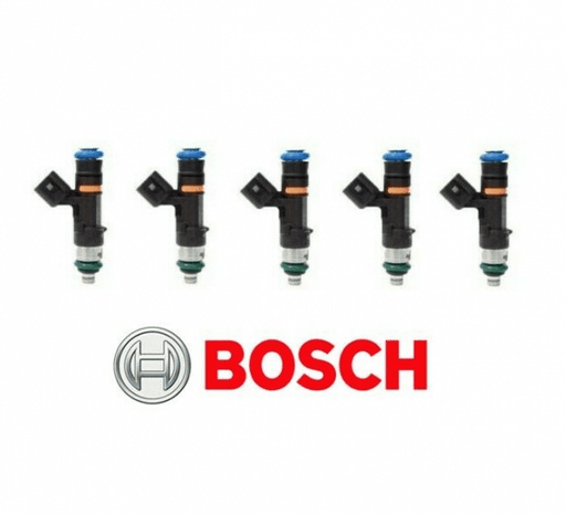 Bosch 550cc Injectors (Set of 5) for Ford Focus MK2 ST 225 & RS - Genuine - A&E Motorsport - V2